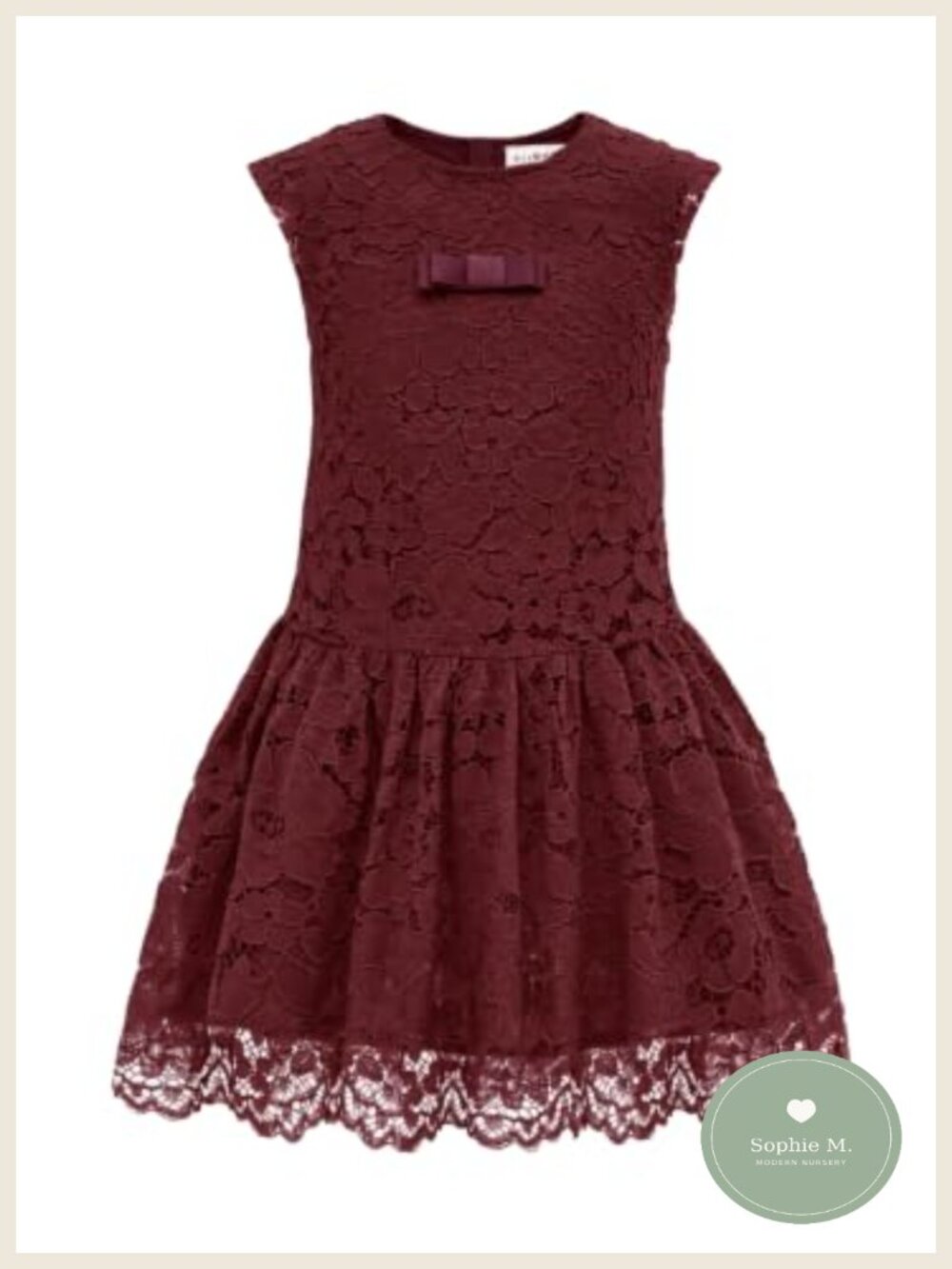 Girls Lace Dress Flower Girl Wedding Party A-Line 2-13Y